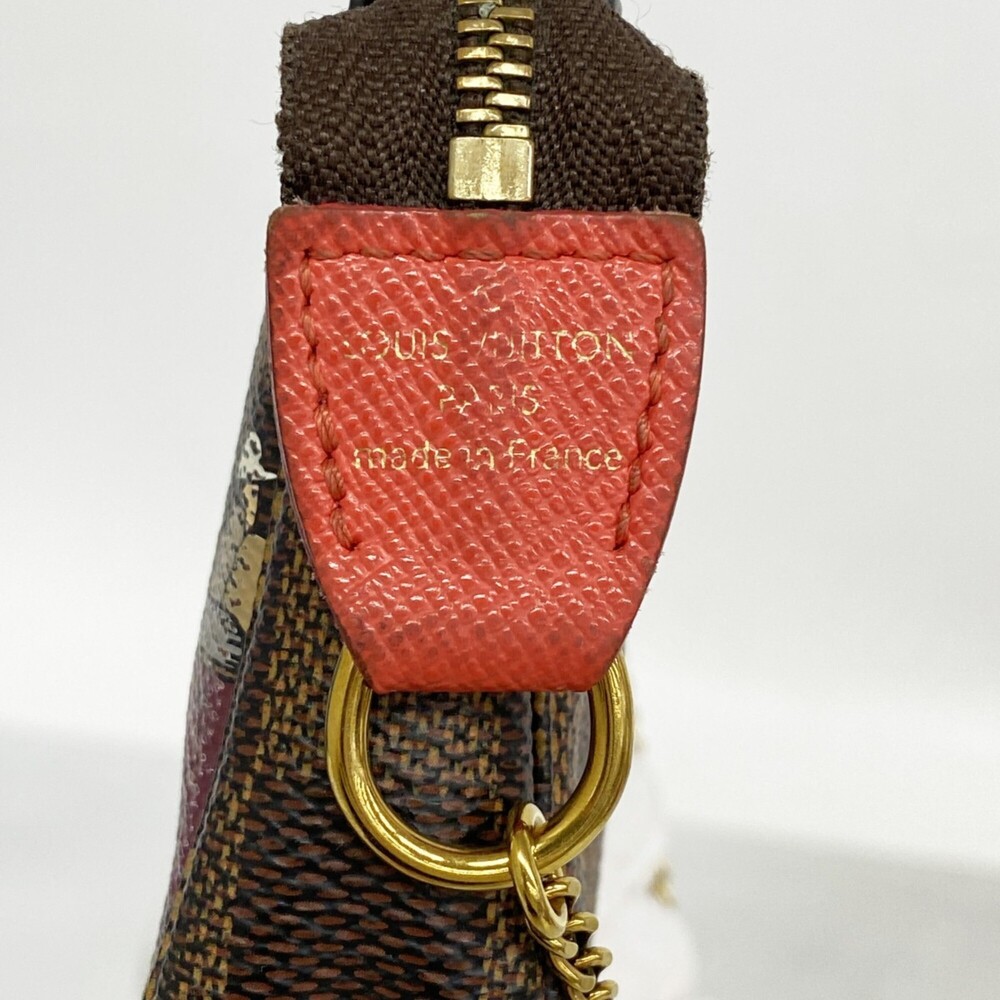 LOUIS VUITTON Brown Damier Pochette Pouch - Picture 5 of 11